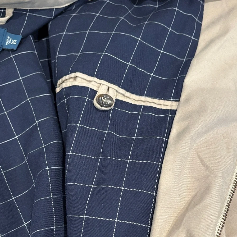 Polo by Ralph Lauren Tan Lightweight Windbreaker Jacket XXL